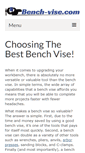 Mobile Screenshot of bench-vise.com